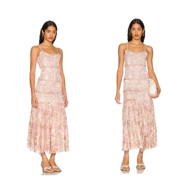 asher midi dress hemant and nandita Amari Midi Dress M